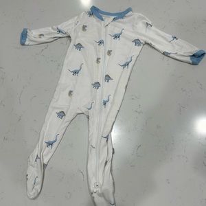 Kyte baby pajamas size 0-3 months - blue dinosaurs